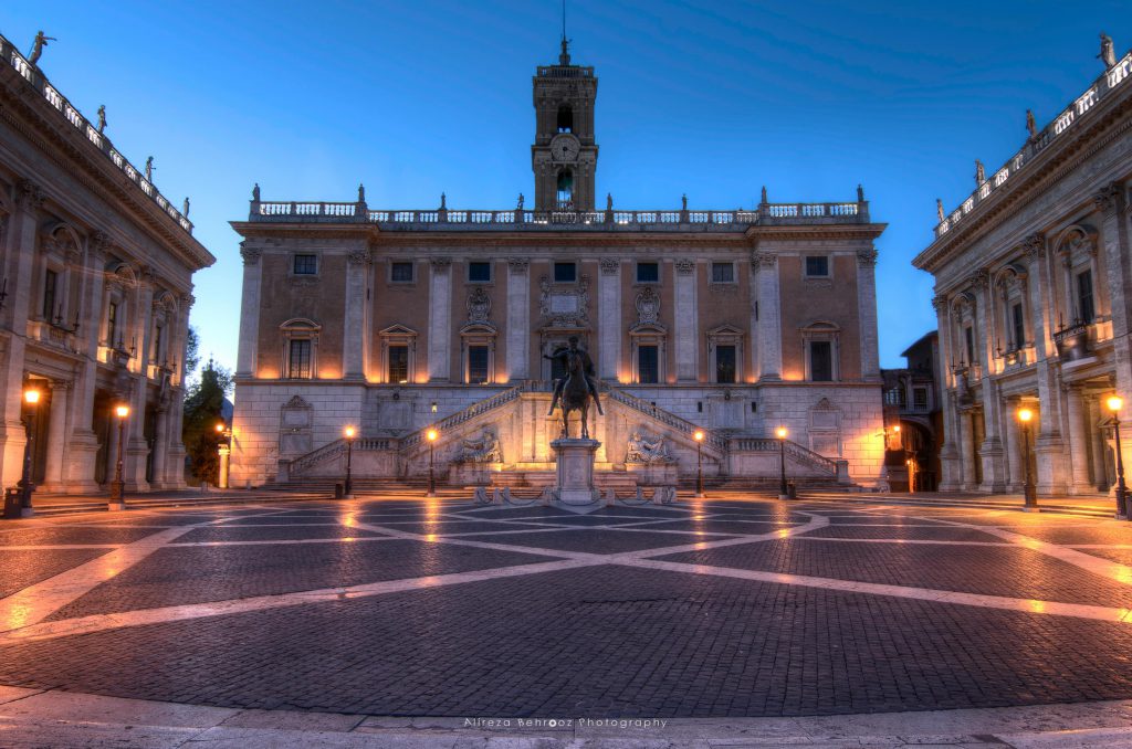 Campidoglio at blue hour