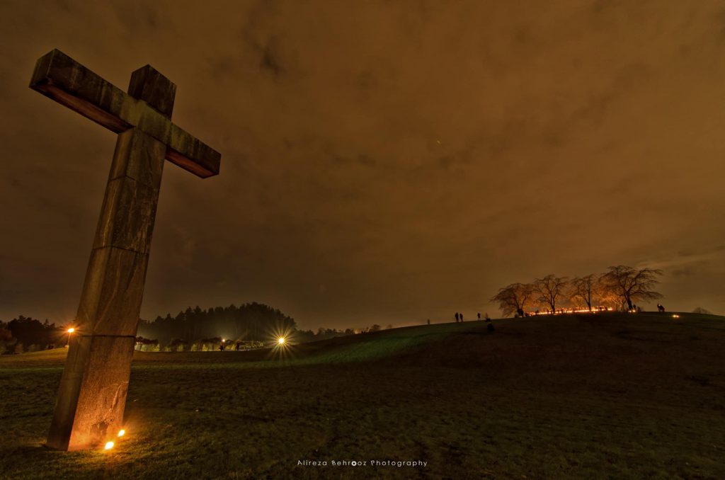 Alla helgons dag/All Saints'day at Skogskyrkogården, Stockholm