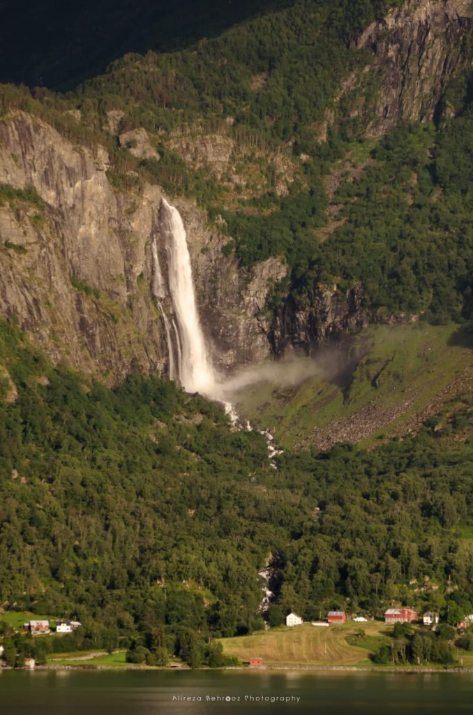 Feigumfossen Waterfall