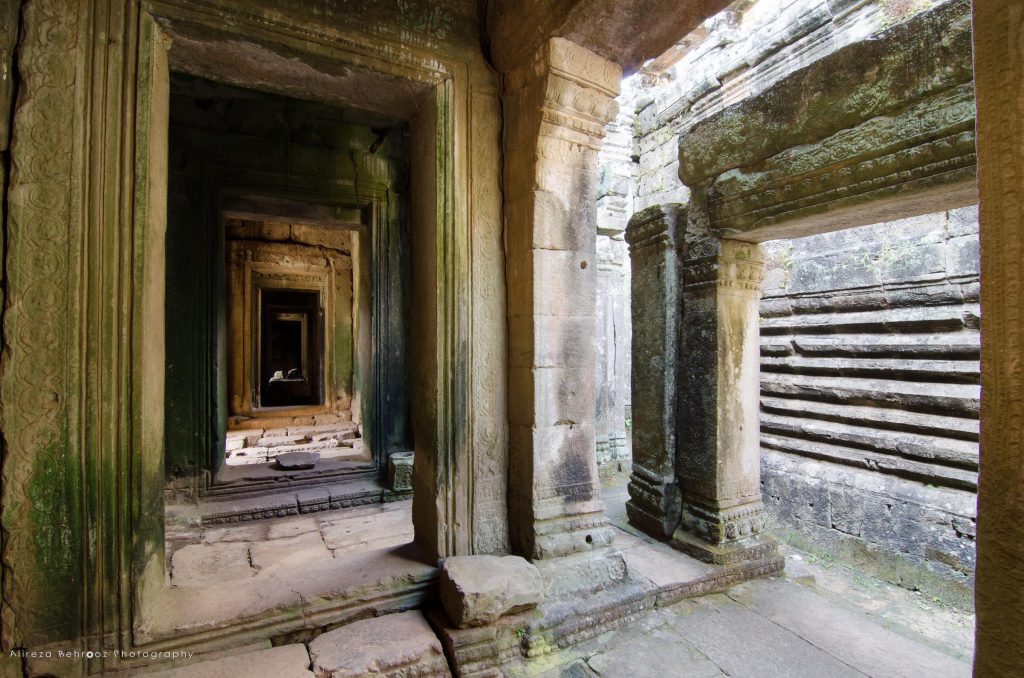 Ancient gates at Bayon temple