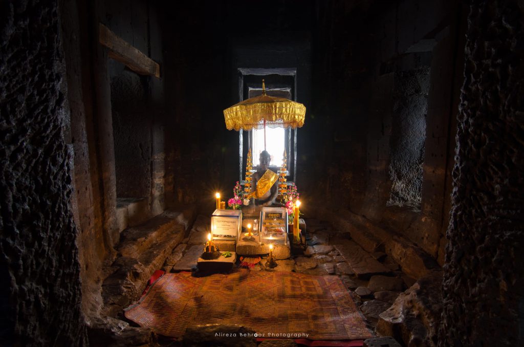 Inside Angkor Thom temple