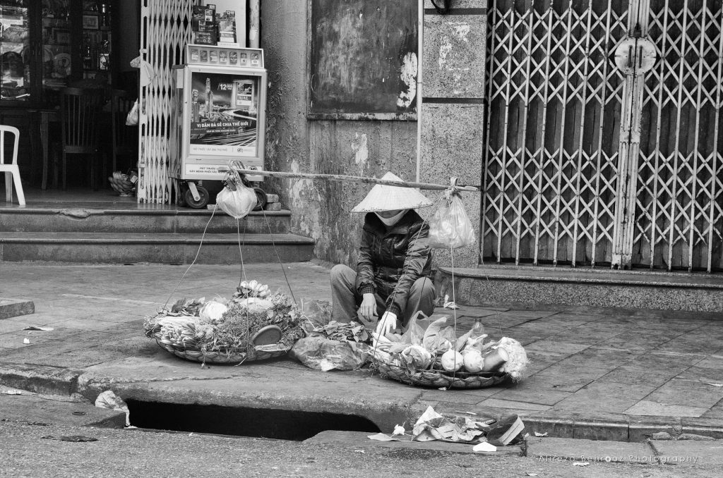 Vegetable seller