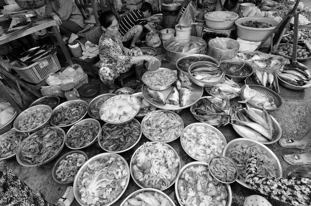 Chợ Tân An fish market, Southern Vietnam