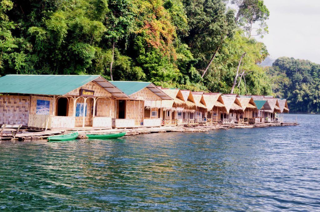 Floating bungalows, Tam Gia, Khao Sok national park