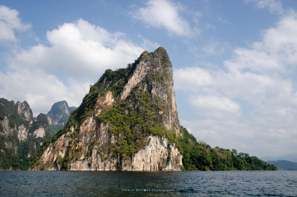 Huge limestone at Chiao Lan reservoir, Thailand