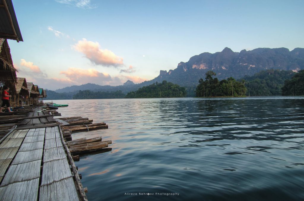 Sunset at Tam Gia, Khao Sok national park, Thailand