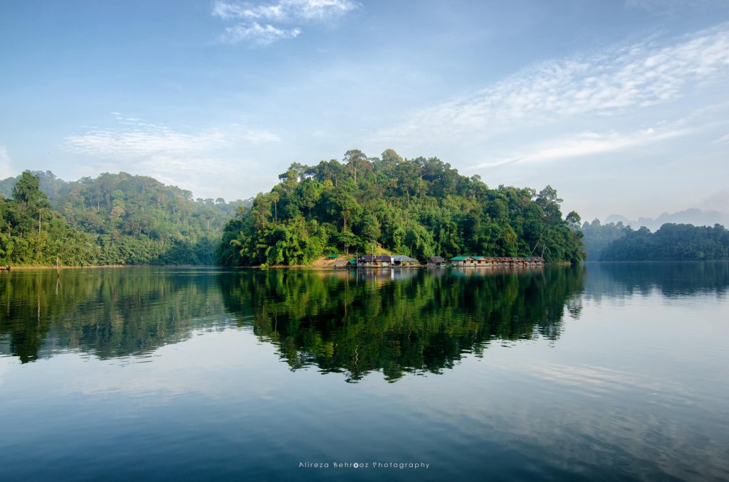 Floating bugalows, Khao Sok national park, Thailand