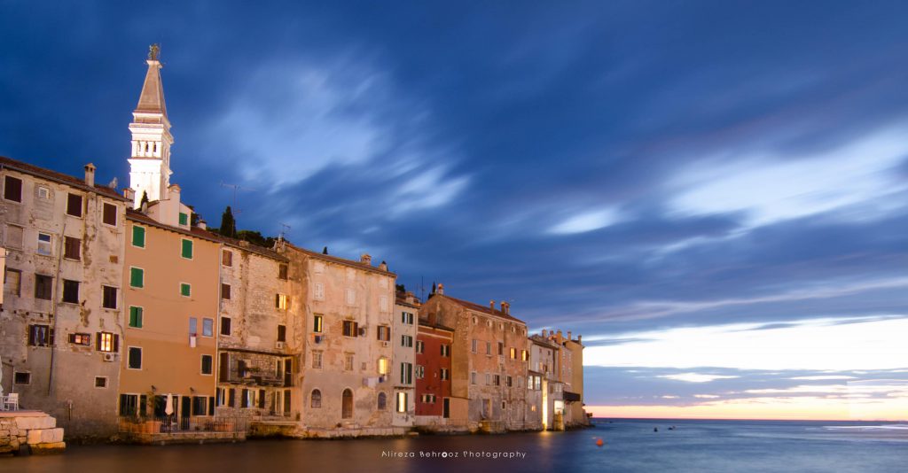 Rovinj at blue hour