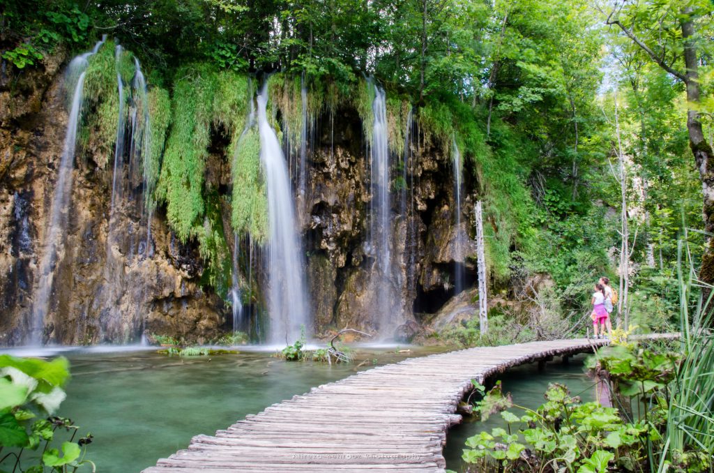 Galovacki buk falls and area at Plitvice Lakes (Plitvicka Jezera