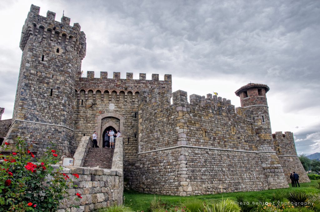 Castello di Amorosa winery. Napa Valley, California, USA