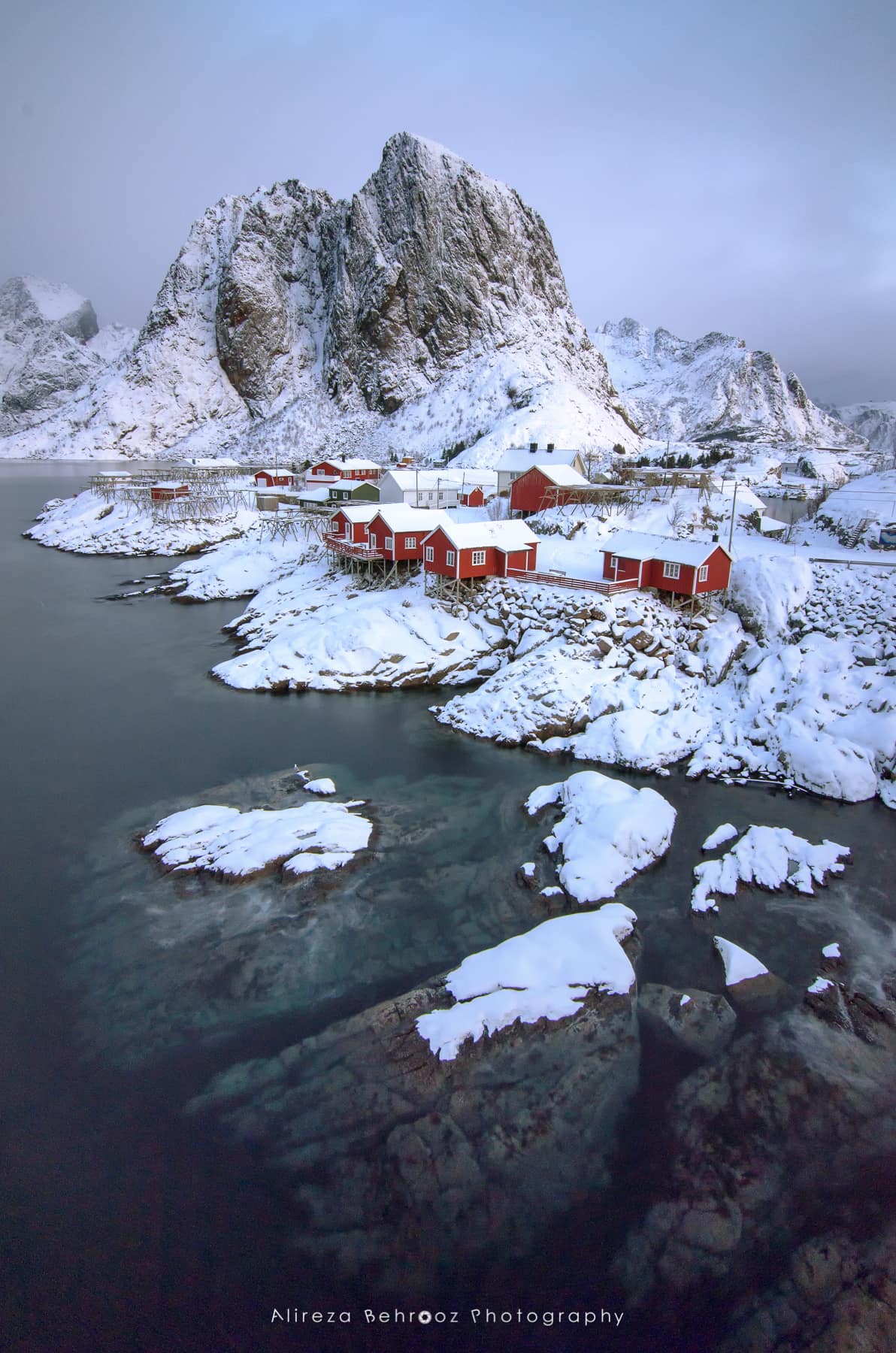 Hamnøy at dawn, Lofoten