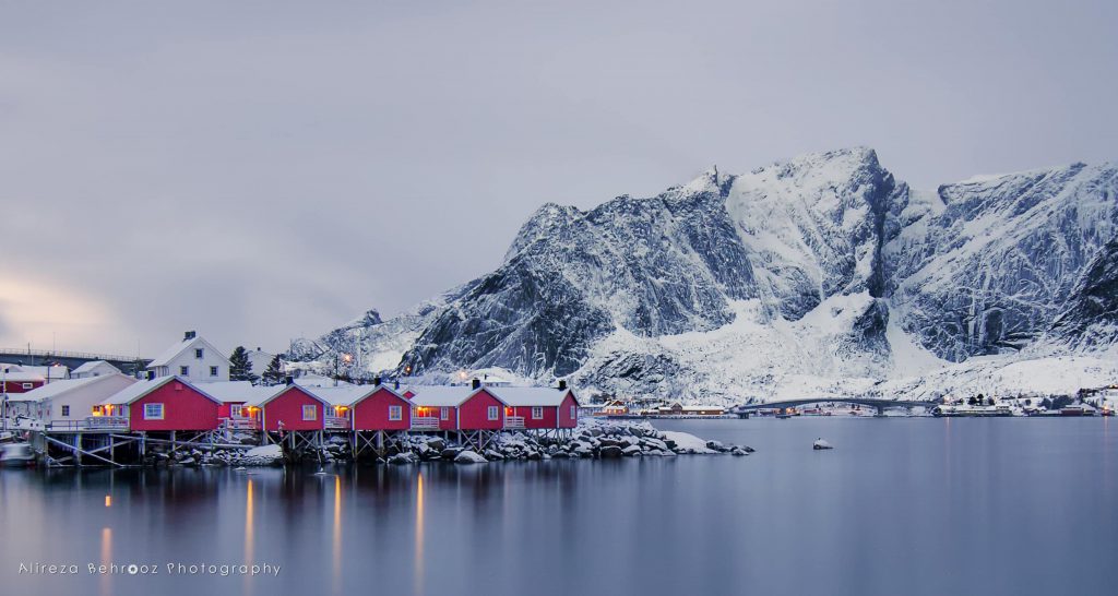 Rurbu cabins in Hamnøy, Lofoten