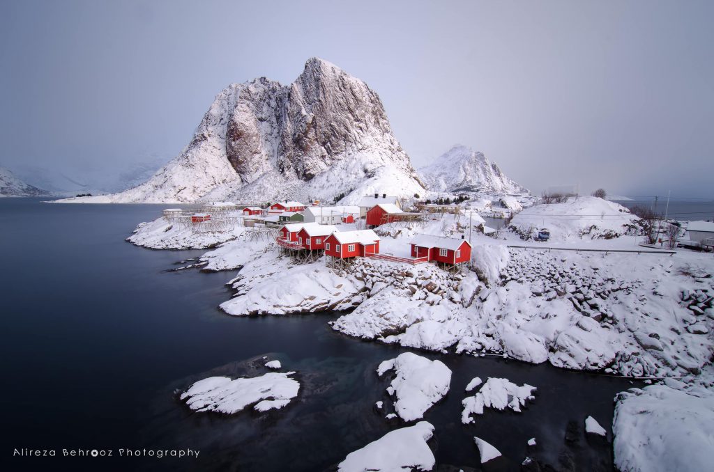 Rurbu houses in Hamnøy, Lofoten