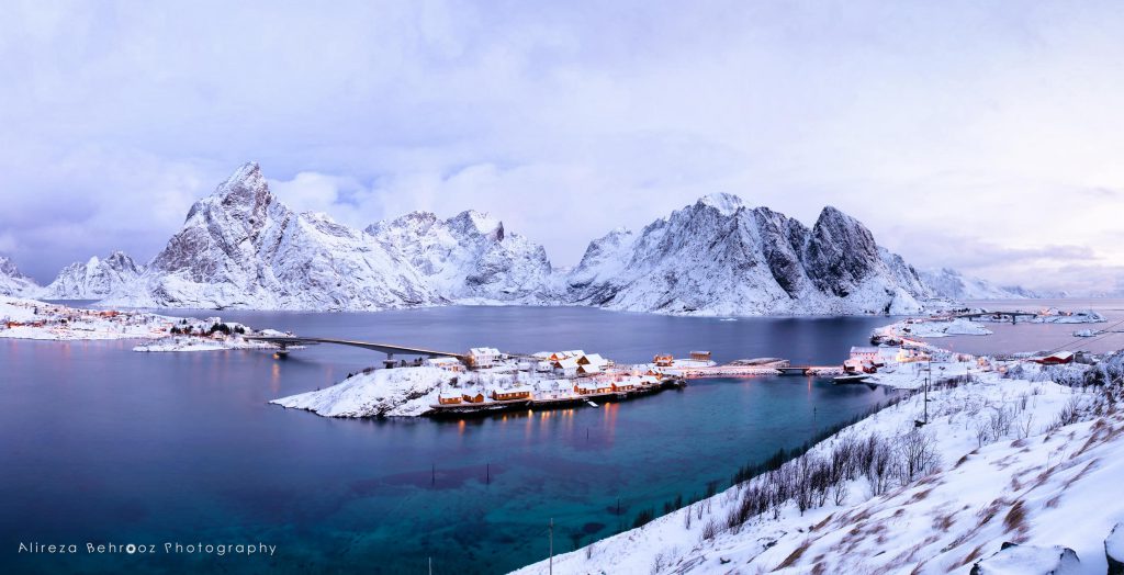 Sakrisøya panorama, Lofoten