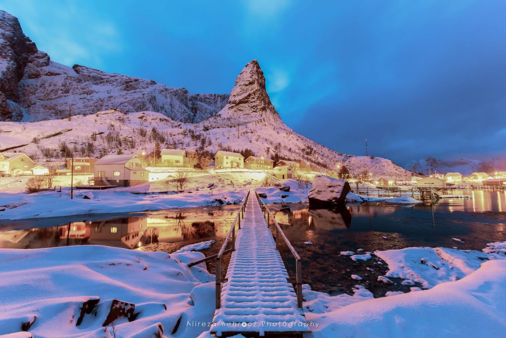 Winter in Reine, Lofoten Islands, Norway